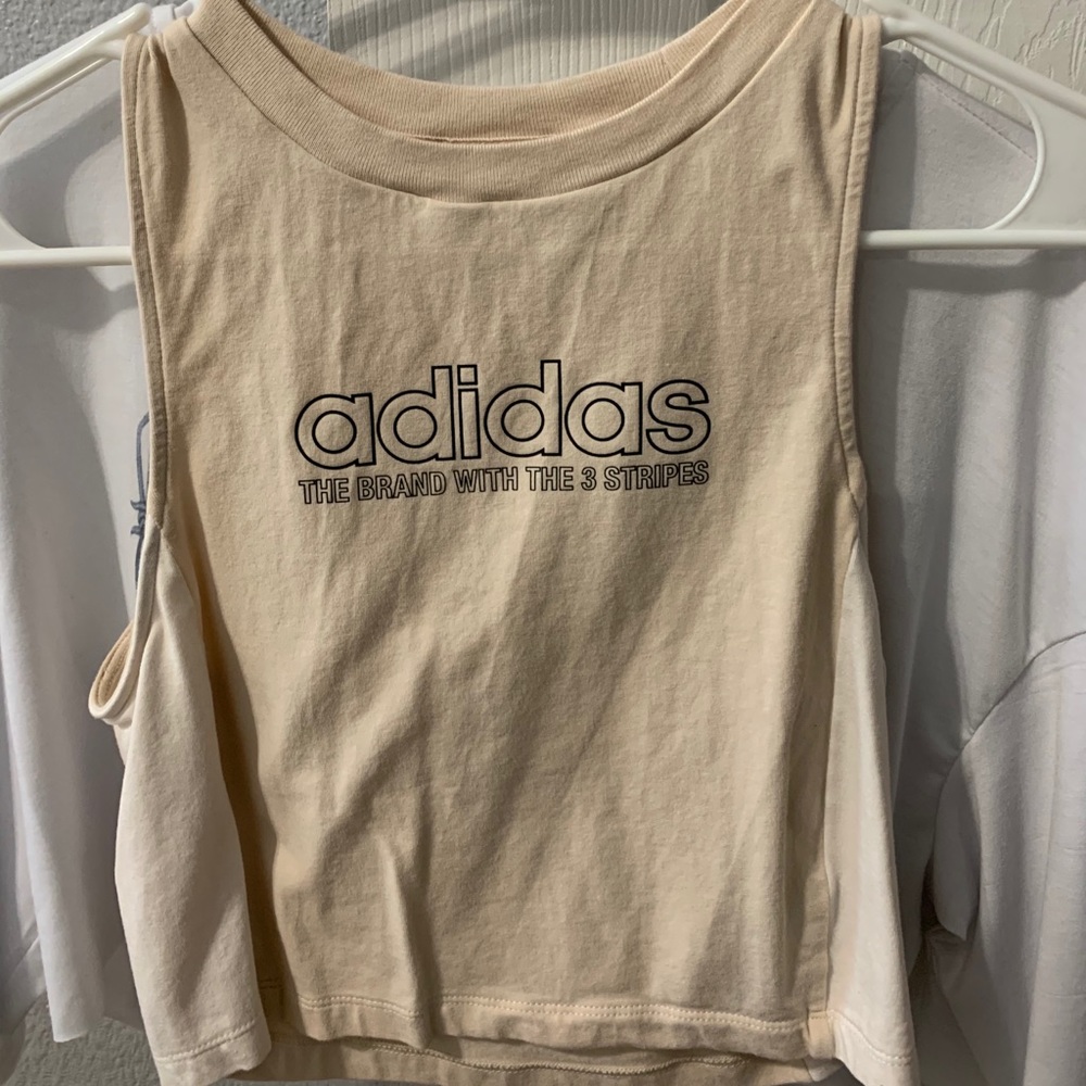 adidas cropped tank